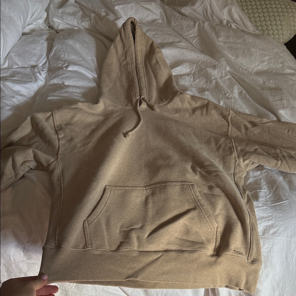 TNA heater oatmeal hoodie size M